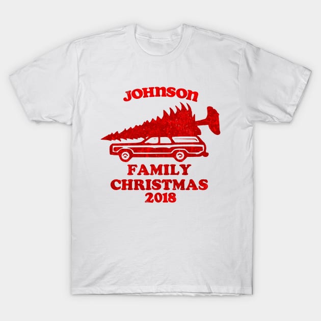 Johnson Family Christmas 2018 T-Shirt by TracyMichelle